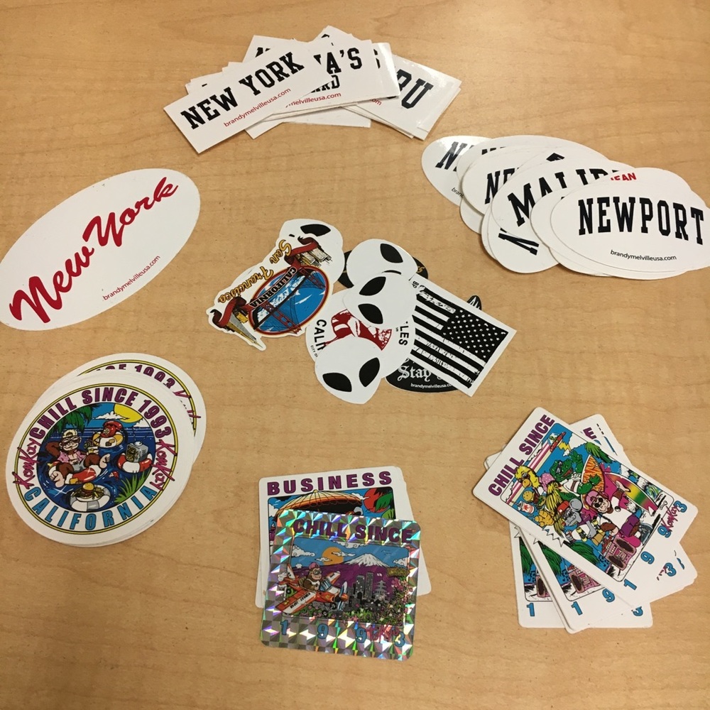 All items come with stickers!